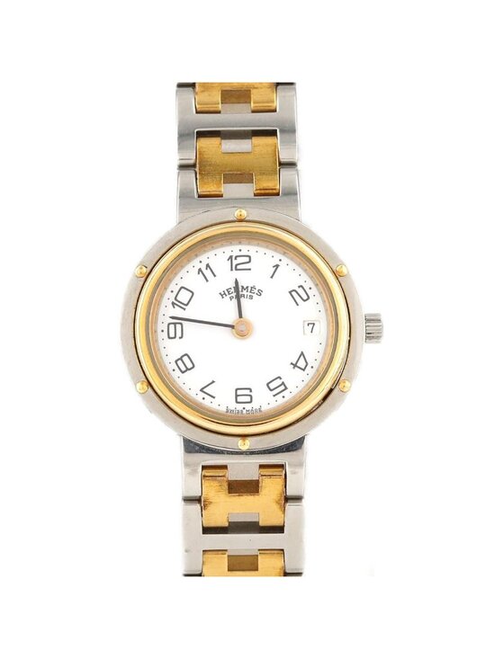Hermes Clipper Quartz Watch White main image 6